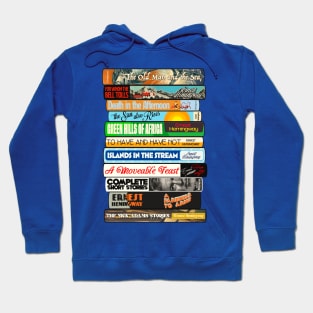 Ernest Hemingway Books Stack Hoodie